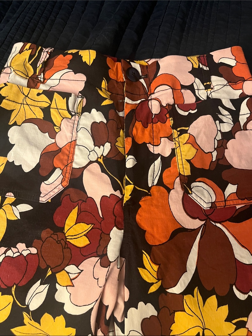 Maeve The Colette floral cropped pants - Picture 2 of 4
